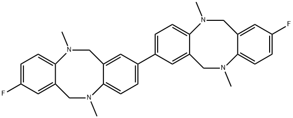 8,8'-DIFLUORO-5,11,5',11'-TETRAMETHYL-5,6,11,12,5',6',11',12'-OCTAHYDRO-[2,2']BI[DIBENZO[B,F][1,5]DIAZOCINYL]