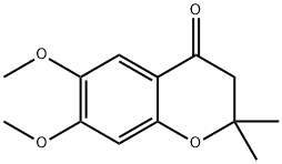 6,7-DIMETHOXY-2,2-DIMETHYL-4-CHLOROMANONE Structural