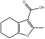 2-METHYL-4,5,6,7-TETRAHYDRO-1-BENZOFURAN-3-CARBOXYLIC ACID Structural