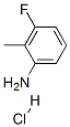 3-FLUORO-2-METHYLANILINE HYDROCHLORIDE Structural