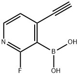 Boronic acid, (4-ethynyl-2-fluoro-3-pyridinyl)- (9CI) Structural