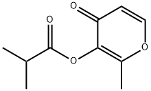 Maltol isobutyrate Structural