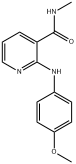 Nicotinamide, 2-(p-anisidino)-N-methyl-