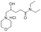 N,N-Diethyl-gamma-hydroxy-4-morpholinepentanamide monohydrochloride