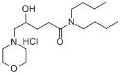 N,N-Dibutyl-gamma-hydroxy-4-morpholinepentanamide monohydrochloride