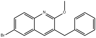 3-benzyl-6-bromo-2-methoxyquinoline Structural Picture