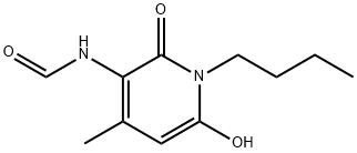 Formamide, N-(1-butyl-1,2-dihydro-6-hydroxy-4-methyl-2-oxo-3-pyridinyl)- (9CI) Structural