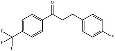 3-(4-FLUOROPHENYL)-4'-TRIFLUOROMETHYLPROPIOPHENONE Structural