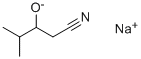 SODIUM 1-CYANO-3-METHYLBUTAN-2-OLATE Structural