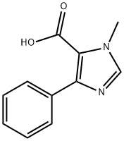 1-METHYL-4-PHENYL-1H-IMIDAZOLE-5-CARBOXYLIC ACID Structural