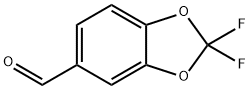 2,2-Difluorobenzodioxole-5-carboxaldehyde Structural