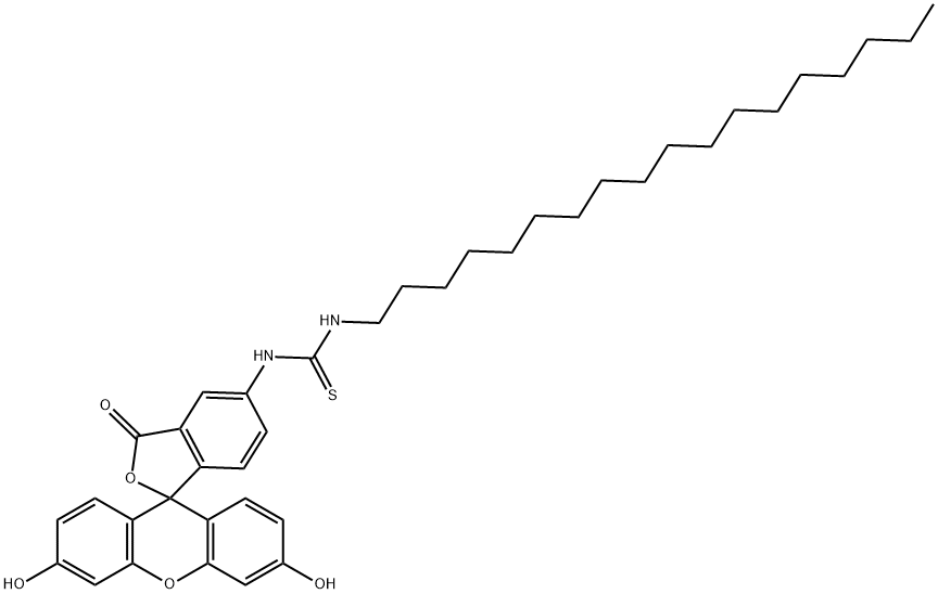 N'-OCTADECYLFLUORESCEIN-5-THIOUREA Structural