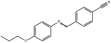 N-(P-CYANOBENZYLIDENE)-P-PROPOXYANILINE Structural