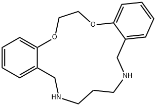 5,6,14,15-DIBENZO-1,4-DIOXA-8,12-DIAZACYCLOPENTADECA-5,14-DIENE Structural