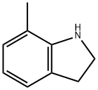 7-METHYL-2,3-DIHYDRO-1H-INDOLE Structural