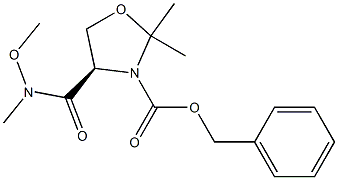 (R)-BENZYL 4-(N-METHOXY-N-METHYLCARBAMOYL)-2,2-DIMETHYLOXAZOLIDINE-3-CARBOXYLATE