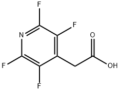 (2,3,5,6-TETRAFLUORO-4-PYRIDINYL)ACETIC ACID Structural