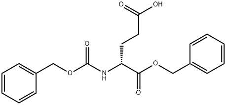 N-Cbz-D-glutamic acid alpha-benzyl ester Structural