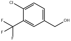 4-CHLORO-3-(TRIFLUOROMETHYL)BENZYL ALCOHOL Structural