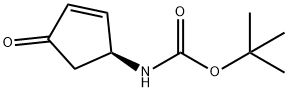 Carbamic acid, [(1S)-4-oxo-2-cyclopenten-1-yl]-, 1,1-dimethylethyl ester (9CI)