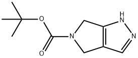 Pyrrolo[3,4-c]pyrazole-5(1H)-carboxylic acid, 4,6-dihydro-, 1,1-dimethylethyl ester Structural