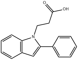 3-(2-PHENYL-INDOL-1-YL)-PROPIONIC ACID