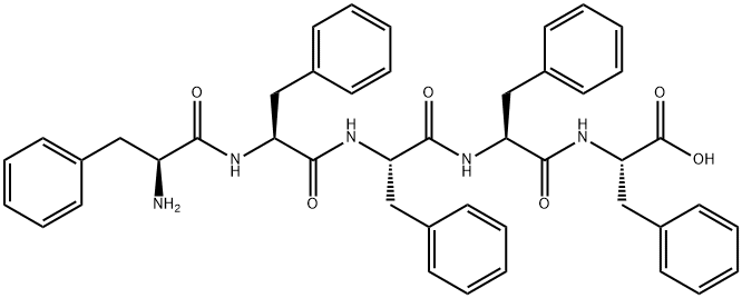 PENTA-L-PHENYLALANINE ACETATE SALT Structural