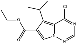 ETHYL 4-CHLORO-5-ISOPROPYLPYRROLO[2,1-F][1,2,4]TRIAZINE-6-CARBOXYLATE