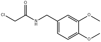 2-CHLORO-N-(3,4-DIMETHOXYBENZYL)ACETAMIDE Structural