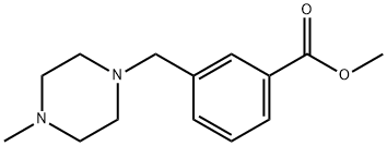 METHYL 3-[(4-METHYLPIPERAZIN-1-YL)METHYL]BENZOATE Structural