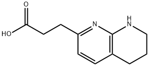 5,6,7,8-TETRAHYDRO-1,8-NAPHTHYRIDIN-2-PROPOINIC ACID
 Structural