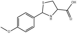 2-(4-METHOXY-PHENYL)-THIAZOLIDINE-4-CARBOXYLIC ACID Structural