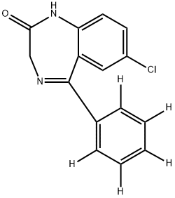 NORDIAZEPAM-D5 Structural Picture