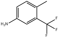 4-Methyl-3-(trifluoromethyl)aniline Structural