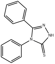 4,5-DIPHENYL-4H-1,2,4-TRIAZOLE-3-THIOL Structural