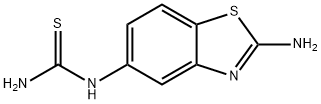 Thiourea, (2-amino-5-benzothiazolyl)- (9CI) Structural