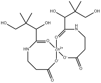 ZINCPANTOTHENATE Structural