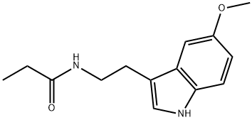 N-PROPIONYL-5-METHOXYTRYPTAMINE Structural