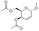 Methyl 4,6-Di-O-acetyl-2,3-dideoxy-a-D-threo-hex-2-enopyranoside Structural