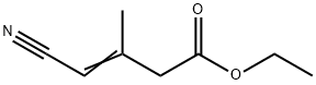 4-CYANO-3-METHYL-BUT-3-ENOIC ACID ETHYL ESTER Structural