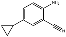 Benzonitrile,  2-amino-5-cyclopropyl- Structural