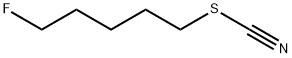 Thiocyanic acid 5-fluoropentyl ester Structural