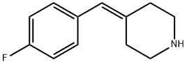 4-[(4-Fluorophenyl)methylene]piperidine Structural