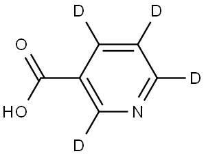 NICOTINIC-D4 ACID Structural