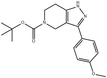 TERT-BUTYL 3-(4-METHOXYPHENYL)-6,7-DIHYDRO-1H-PYRAZOLO[4,3-C]PYRIDINE-5(4H)-CARBOXYLATE