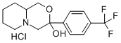 OCTAHYDRO-3-[4-(TRIFLUOROMETHYL)PHENYL]-PYRIDO[2,1-C][1,4]OXAZIN-3-OL HYDROCHLORIDE