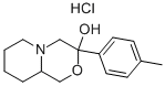 Octahydro-3-(4-methylphenyl)-pyrido[2,1-c][1,4]oxazin-3-ol hydrochloride Structural