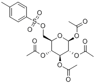 1,2,3,4-TETRA-O-ACETYL-6-O-TOSYL-BETA-D-GLUCOPYRANOSE Structural