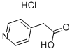 4-Pyridineacetic acid hydrochloride Structural