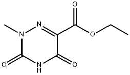 ethyl 2-methyl-3,5-dioxo-1,2,4-triazine-6-carboxylate Structural